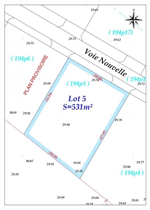 lotissement à la vente -   59190  HAZEBROUCK, surface 531 m2 vente lotissement - UBI432150332